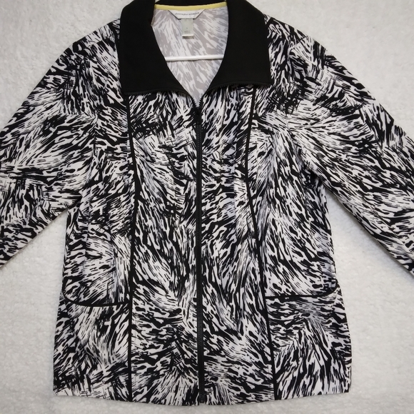 Christopher & Banks Women's Full Zip Jacket- Large - Picture 3 of 9